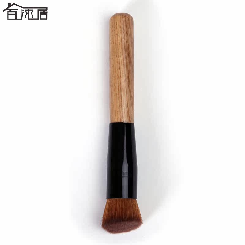 百沐居斜头粉底刷 底妆刷腮红刷 超细软毛修容阴影刷多功能化妆刷