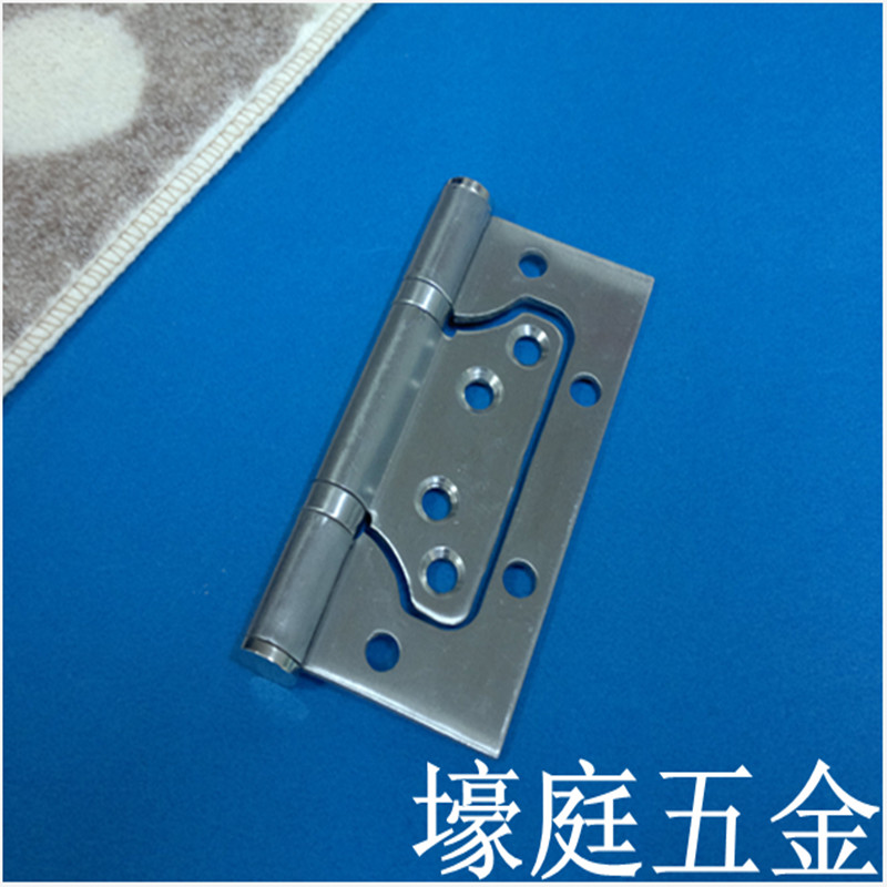 Indoor door letter steel wooden door paint-free door bedroom door 304 stainless steel 4 inch mother hinge 2.5 thick