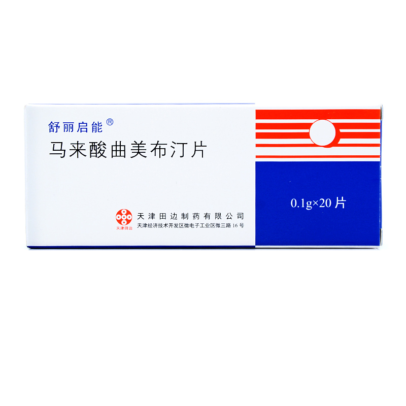 舒丽启能 舒丽启能 马来酸曲美布汀片 0.1g*20片/盒