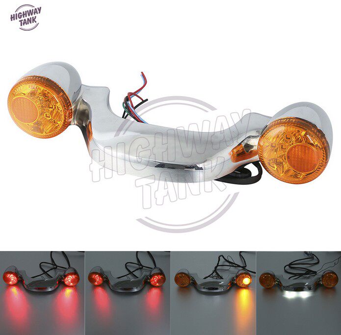 Khale street glider glide road glider road king retrofit rear turn lights brake lights