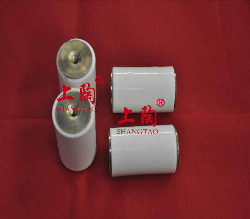 耐高压高温 95瓷陶瓷绝缘柱20mm*50mm绝缘子孔径M6 M5