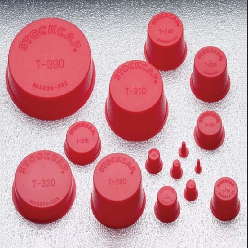 T-type anti-dust plug lid tapered plug screw threads protect inner plug-plastic plug tube stopper