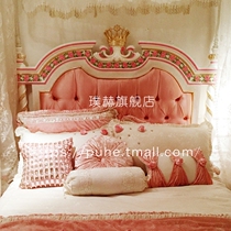 Childrens bed girl princess bed pink European dream double full solid wood single childrens room girl bed custom