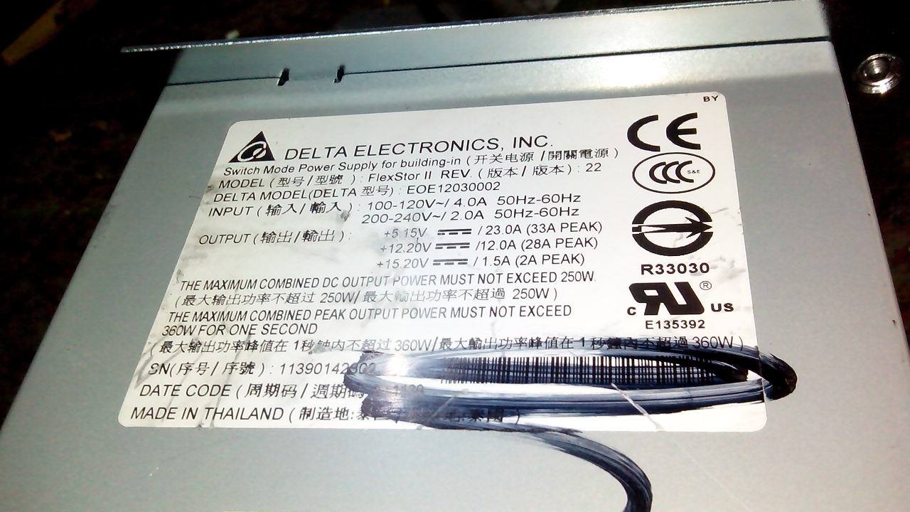 EOE12030002 TL4000 TL4000 Power Supply for IBM TS3100 TS3200 Tape Library Power Supply