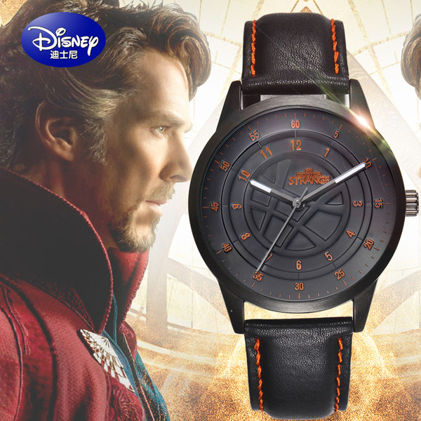 Disney 迪士尼 复仇者联盟3 奇异博士 时尚男表 手表 天猫优惠券折后￥108包邮（￥138-30）2色可选