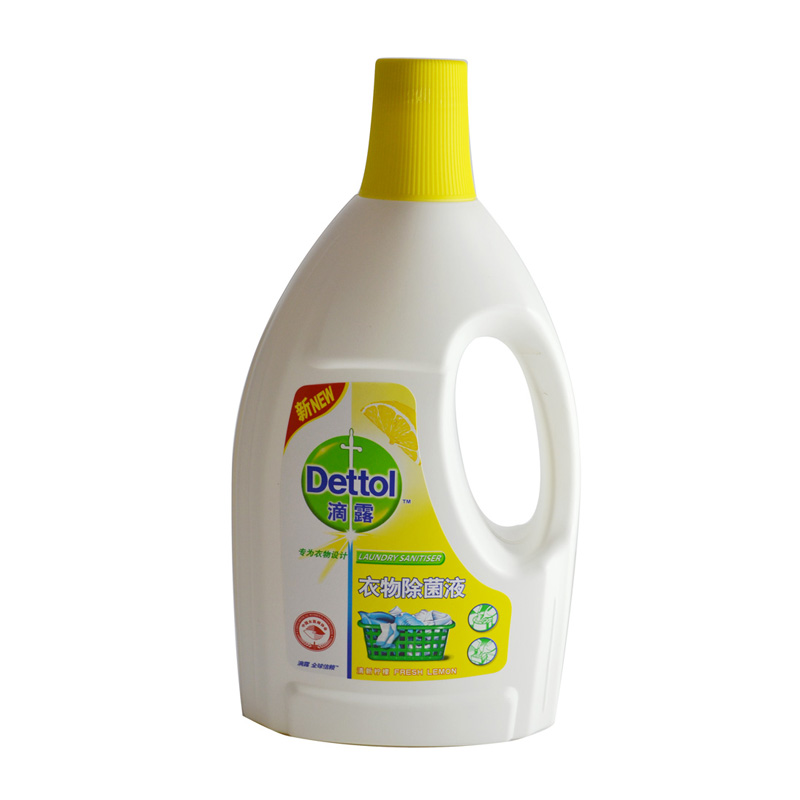 滴露 衣物除菌液清新柠檬1.5L 衣物消毒杀菌 内外衣婴儿衣物