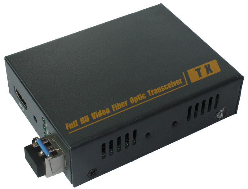 Uncompressed 1-channel HDMI HD video transceiver supports 3D EDID HDMI to single-mode fiber single fiber