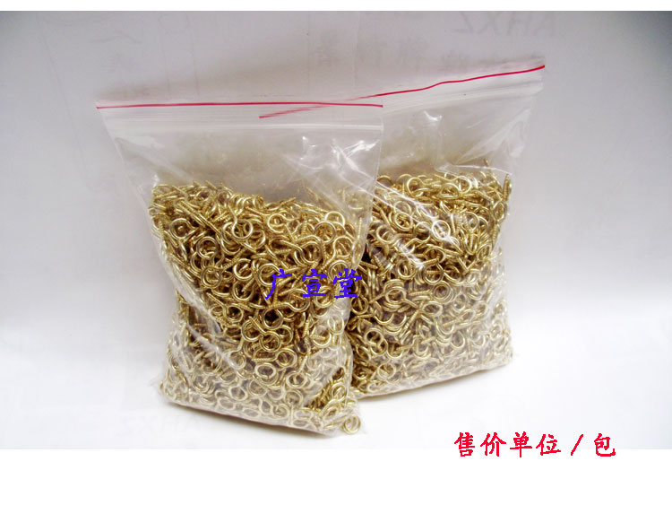 Mounting material Sheepskin ring Small copper nail Sky rod Copper snap Sheepskin horn tip Self-tapping screw Ribbon eye