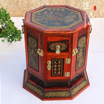 Large Red Acid Branches Swivel Mirror Case Red Acid Branches Thousands of miles Will Debut box sketching gold Makeup Boxes Wumei Maidens Legend of the same