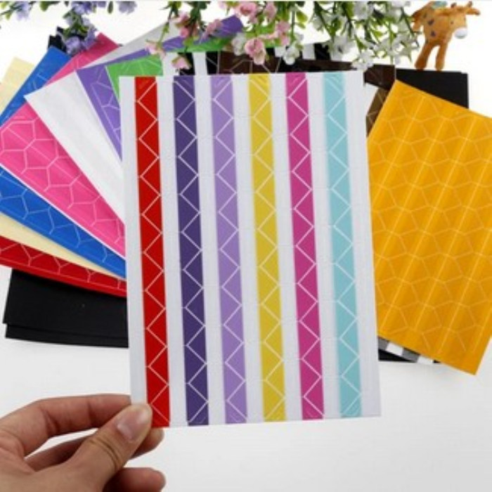 Creative DIY Comic Book Movie Set this homemade handmade material accessories Fixed photo corner sticker phase corner sticker 102 pieces