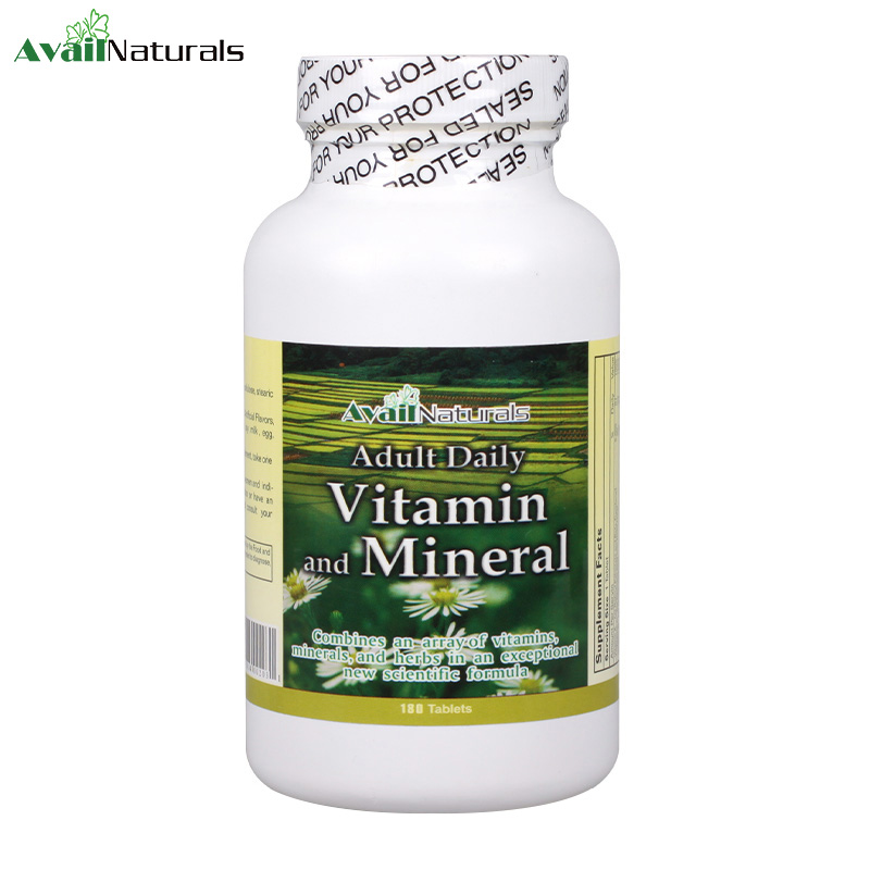 Avail Naturals多种营养片/复合维生素矿物质180片美国进口保健品