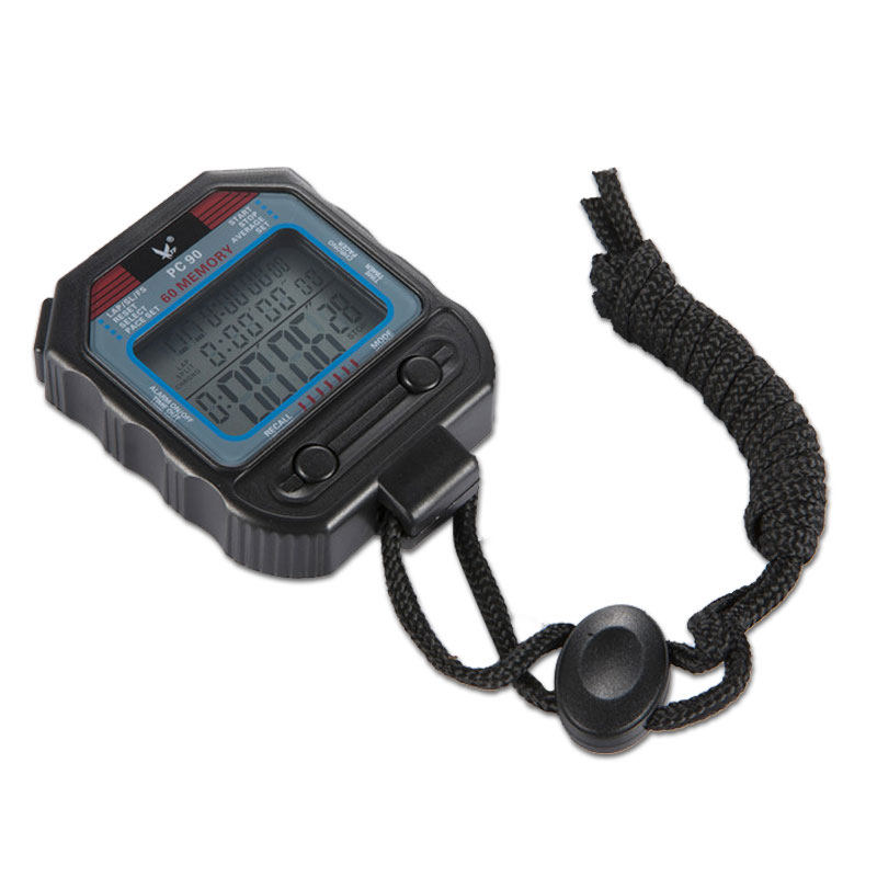 Tianfu stopwatch PC90 three-row 60-track stopwatch electronic stopwatch countdown professional referee timer
