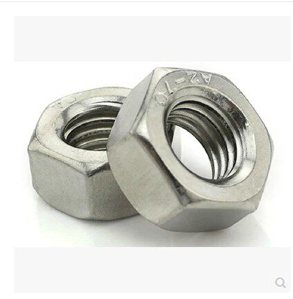 304 stainless steel nut DIN934 stainless steel hexagonal screw cap M5M6M8M10M12M14M16-M30mm