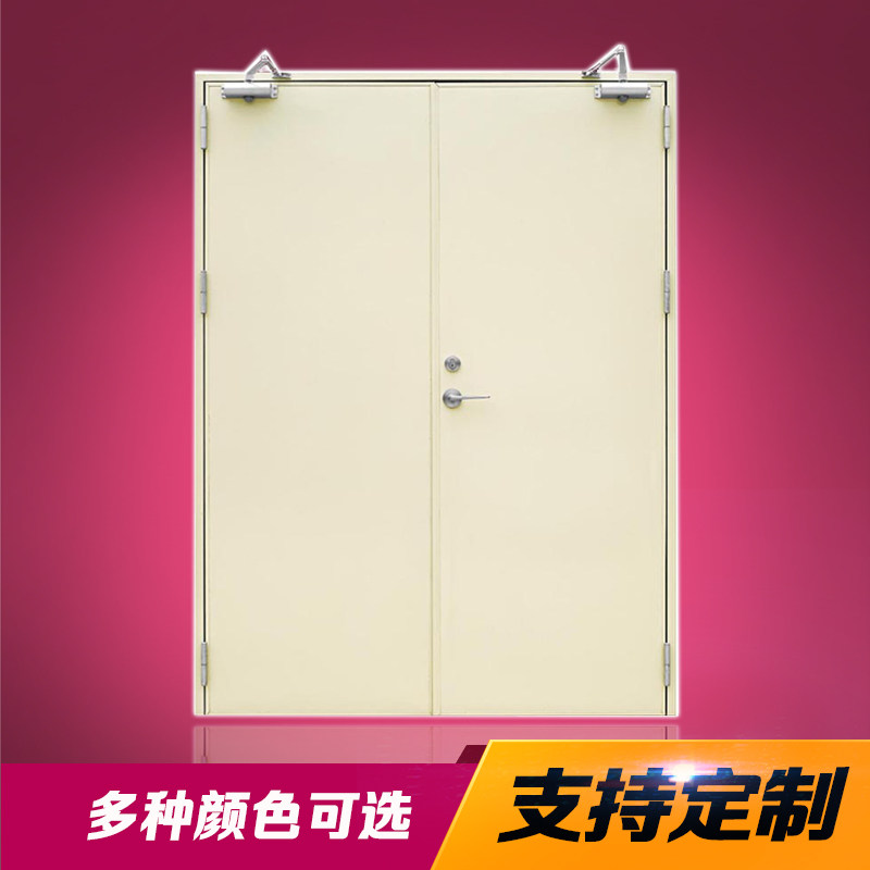 Factory direct sales fire door steel insulation fire door fire passage door engineering door package fire acceptance