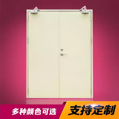 Factory direct sales fire door steel heat insulation fire door fire channel door engineering door package fire acceptance