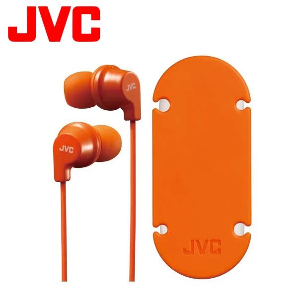 JVC 吸盘式卷线器入耳式耳机麦克风 HA-FR21台湾官网直邮进口