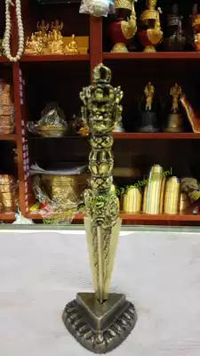 Alloy plating with base three pu ba Diamond prongs drop friction pestle tantric multiplier length of 17 5cm