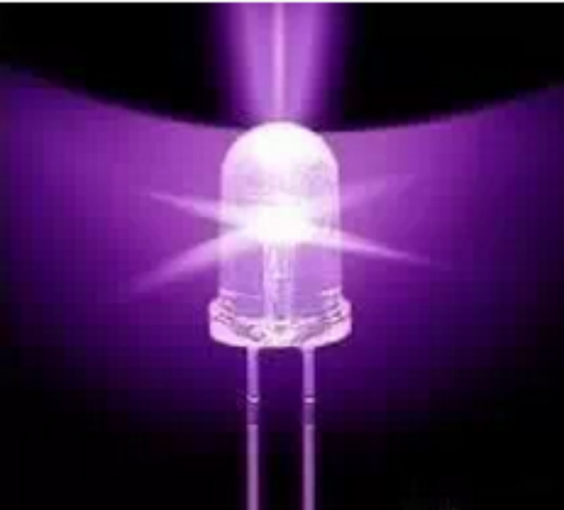 5MM round head light light-emitting tube purple purple light purple light light-emitting tube money detector light 1000 = 38 yuan