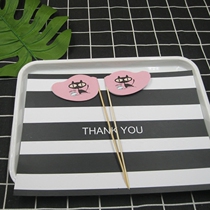 Cake decoration toothpick flag custom toothpick flag custom cake flag hamburger pick dish flag custom food flag
