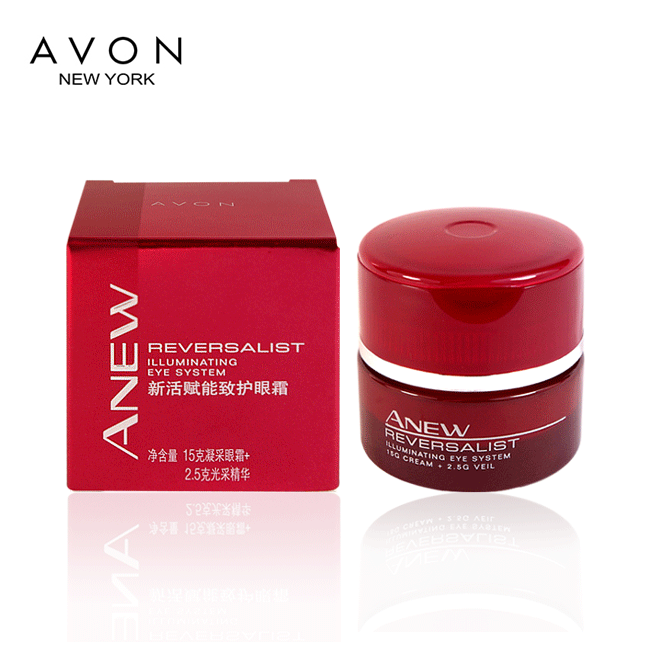 包邮Avon/雅芳新活赋能致护眼霜(15G凝采眼霜+2.5G精华)紧致保湿