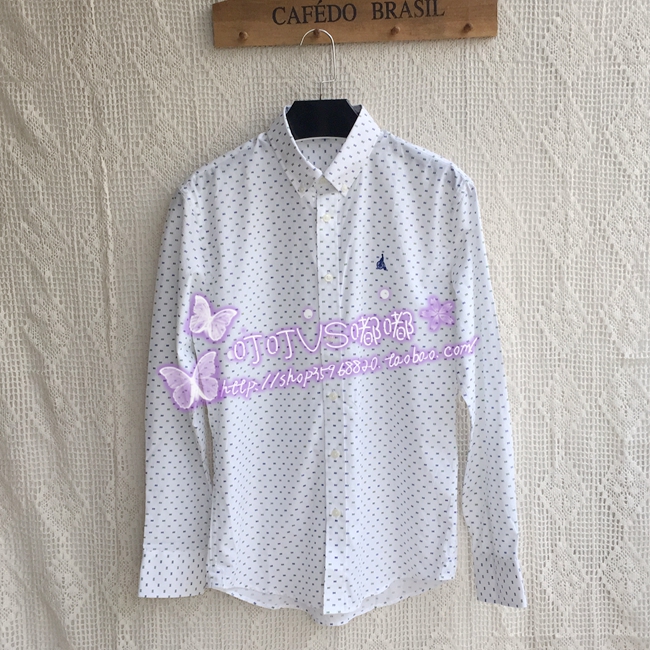 BP Men's Summer Thin Cotton Long Sleeve Shirt Vinja Temperament Fashion 