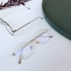 Phiên bản Hàn Quốc của hộp kính đa giác khung nam và nữ mô hình nghệ thuật bức xạ retro ánh sáng màu xanh đồng bằng cận thị phẳng gương thủy triều mắt kính gentle monster Kính khung