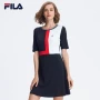 Đầm nữ Fila Fila 2018 mới váy ngắn thể thao tay ngắn váy thể thao nữ bộ thể thao nữ adidas