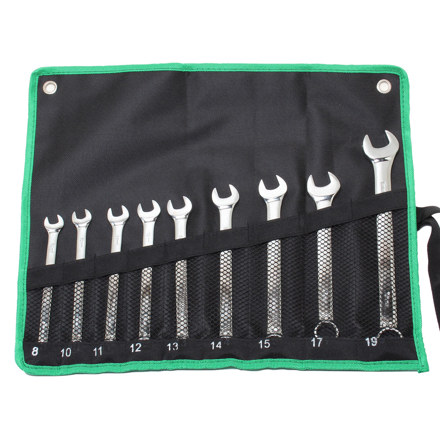 Original Taiwan Baogong HW-6509B 9-piece plum blossom opening dual-use wrench set metric dumb wrench 8-19mm