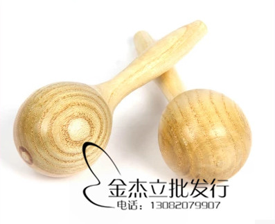Olph Musical Instrument Oriental Love Baby Early Teaching Aids Original Wood Color Sand Polo Varnish Sandhammer Sand Ball