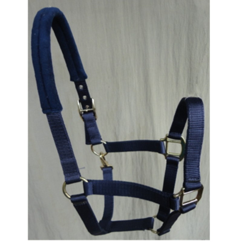 Special bridle harness Blue thickened flannel horse neck holding Malone head