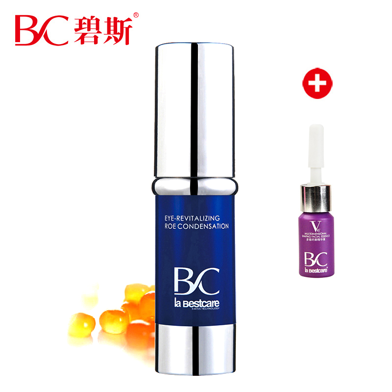 正品专柜 碧斯鱼子精华焕采眼周凝露15ml 淡化细纹眼袋鱼尾纹眼霜