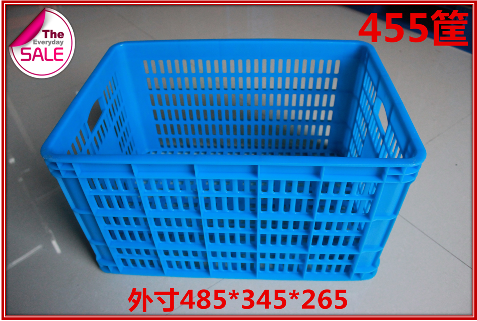 450 * 320 * 258 plastic basket weekly transfer basket Apple Basket Storage Transport Frame Workshop Storeroom Finishing Basket basket Kuang