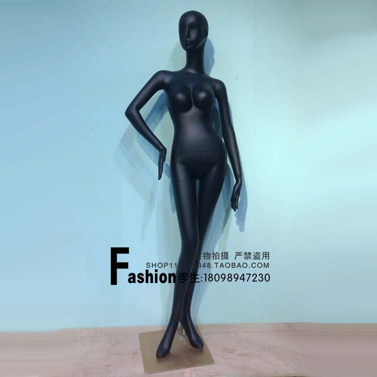 Upscale model props female full-body wedding dress display custom shop window casual outfits to show plastic fake people matte white