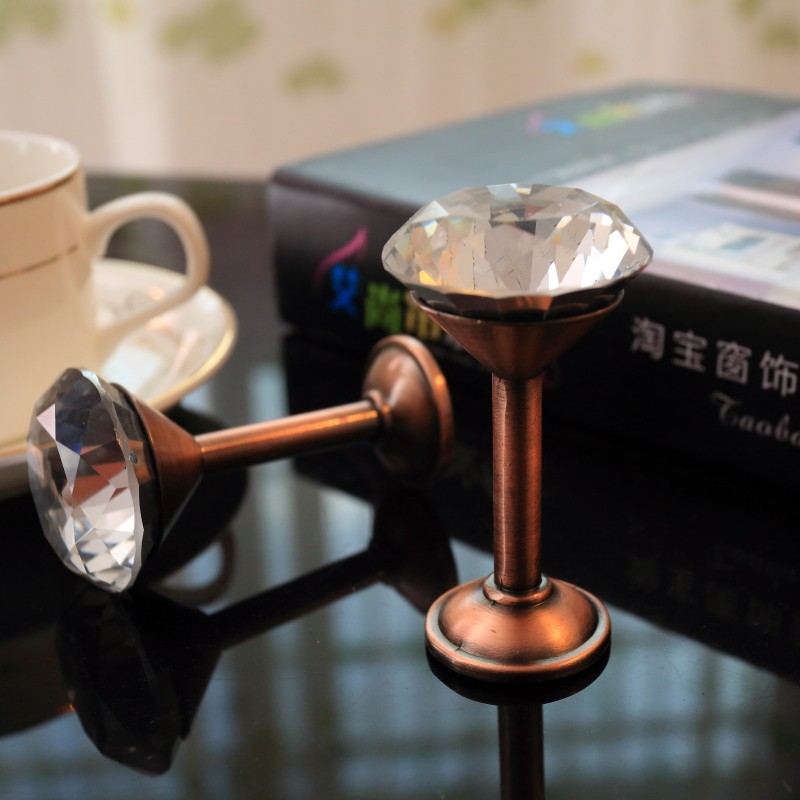 Simple Value Curtain Hanging Ball Wall Hook Wall Hook Crystal Decoration Accessories Tassel Strap Buckle Household Supplies Accessories