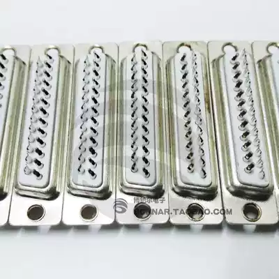 DB25 pin serial port DB25PIN hole male head female head white glue all-gold welding wire type(direct sales) 1 start shot