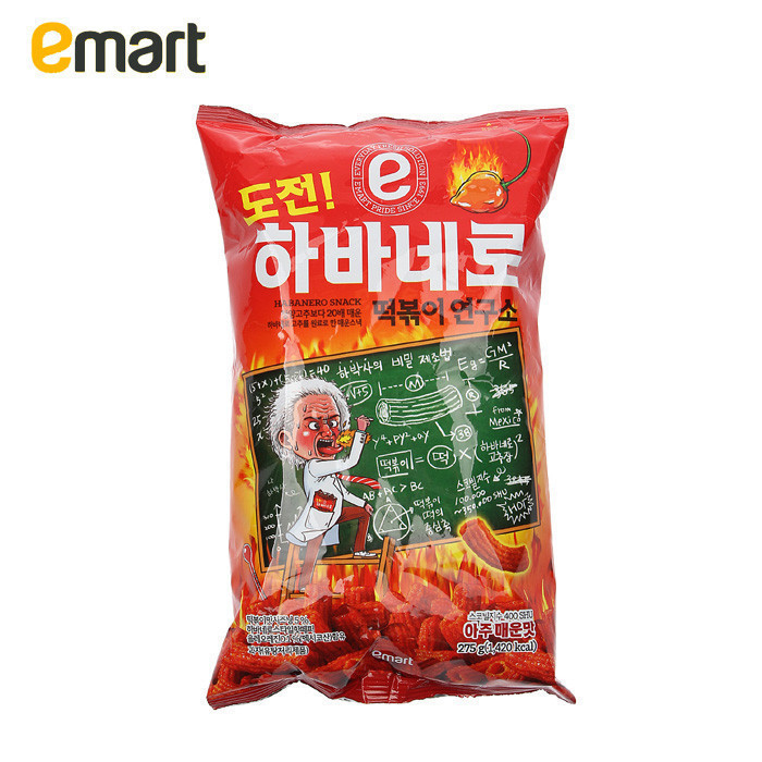 *EMART海外 habanero 炒年糕研究所香辣味275g香辣味零食爽口美味