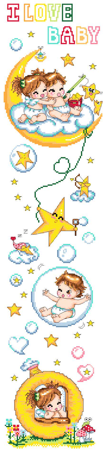 Cross embroidered electronic drawings 3539 Height Table 23 Cartoon 83W* 374H20 Color PAT source files