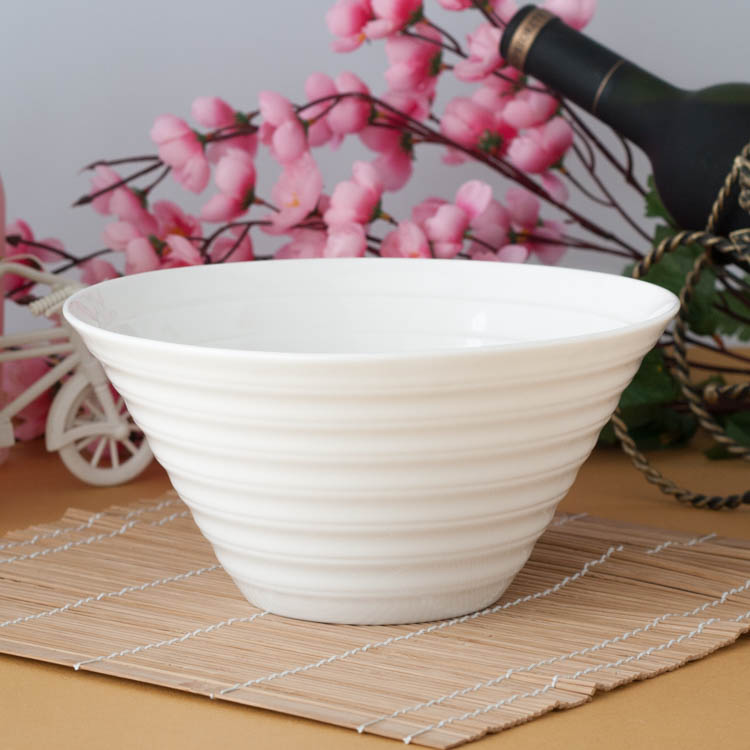 4 to 10 5 inches Venice bowls boutique pure white bone Porcelain transparent Bone Porcelain Foreign Design Outlet Alien