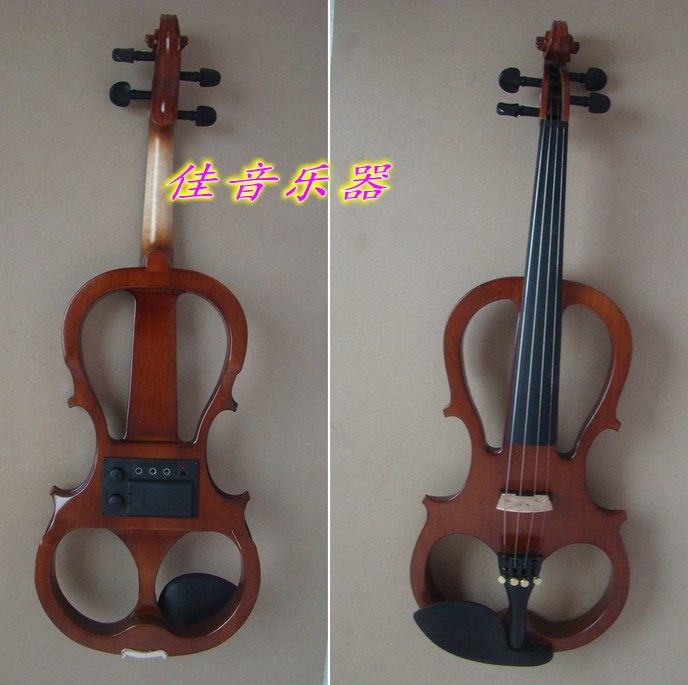 Imitation Red Wood 16 Inch Electroacoustic Viola Handmade Solid Wood Electronic Viola Can Be Set For 4 Strings 5 String Style