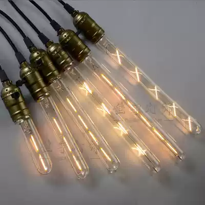 LED filament bulb Edison retro imitation T300 flute tungsten silk bulb E27 big screw energy-saving bulb
