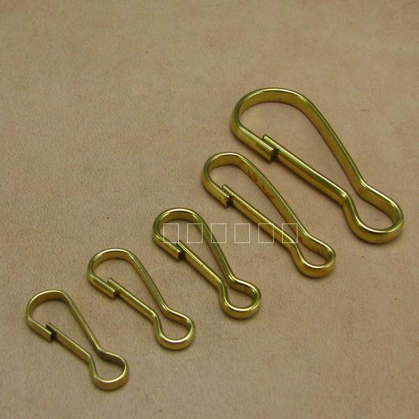 Copper Key Buckle Brass Jutan Buckle Handmade Diy Bull Leather Plant Tannic Leather Leather (TK37)