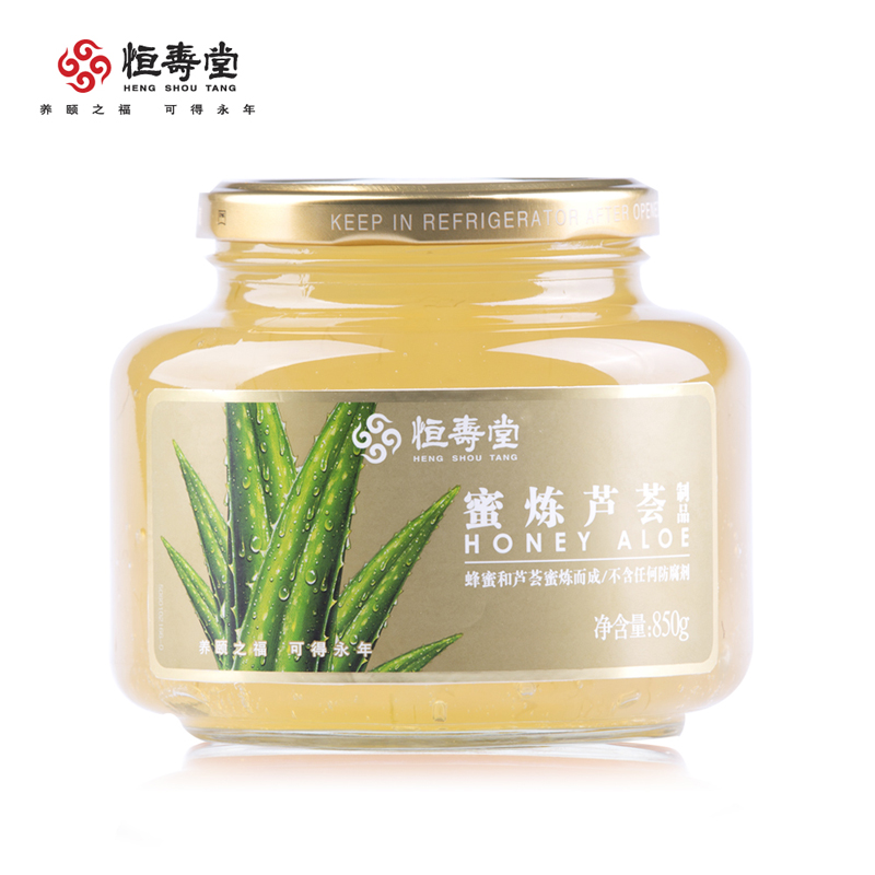 恒寿堂 蜜炼芦荟茶大瓶装 850g