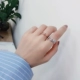 Nhà thiết kế Hàn Quốc thời trang nhẫn mới mở nhẫn điều chỉnh kỳ nghỉ Han Chao người cá tính net đỏ đơn giản nhẫn nữ nhan kim tien Nhẫn