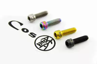 Cos Ti M6*20 titanium alloy cup head screw is suitable for climbing bicycle hub disc brake seat handle stand