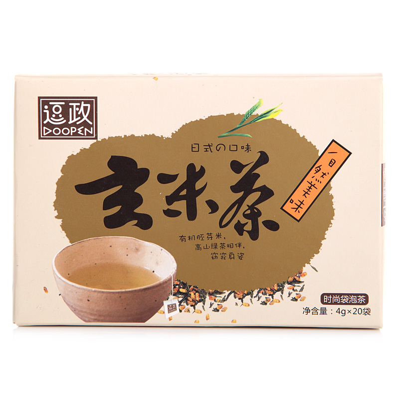 逗政 玄米茶 4g*20袋
