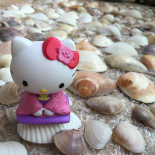 2015 Taiwan 7-11 Hello kitty 3D paparazzi hanging ornament Japan