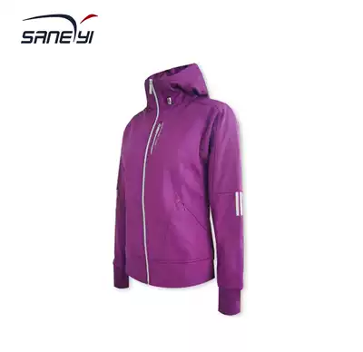 32e sports outdoor windproof warm women casual hooded jacket long sleeved sportswear