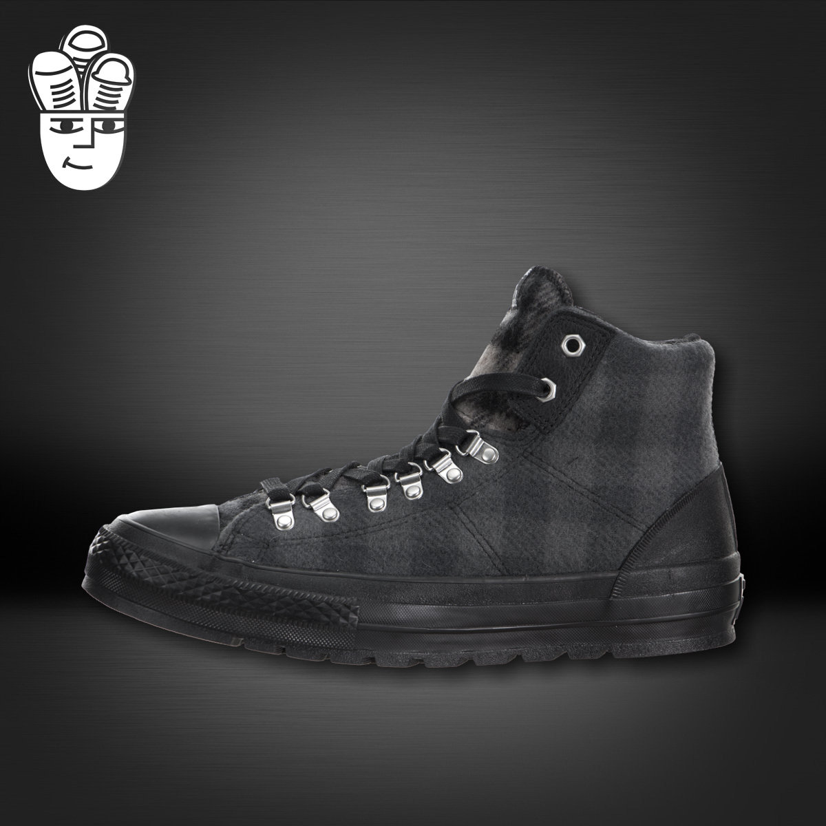 Woolrich X Converse Chuck Taylor Street匡威男子帆布鞋 羊毛款
