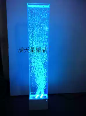 New square feng shui bubble column home decoration decoration decoration water dance bubble water pole lamp floor lamp