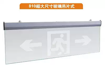 Laus brand * 810*286 large safety exit sign light * hanging type emergency evacuation instructions * Chengdu